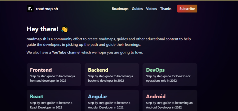 The Complete Guide to Roadmap.sh and How it Can Help Developers