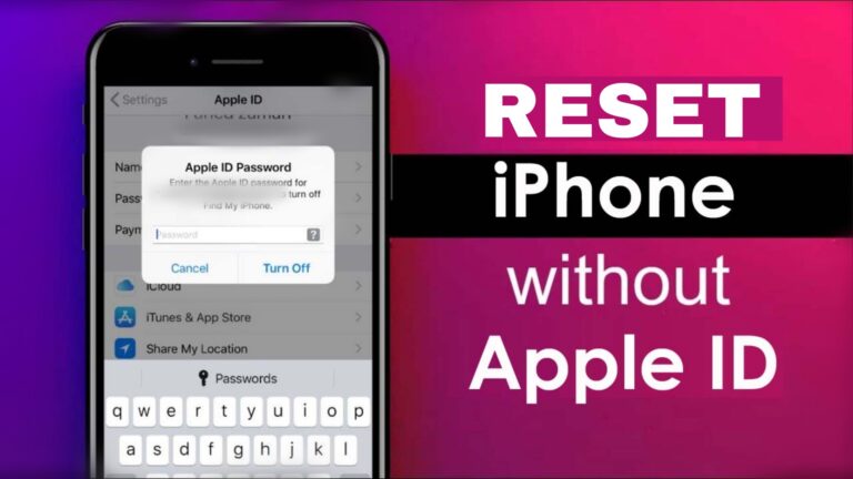 How to Factory Reset an iPhone Without Apple ID Password