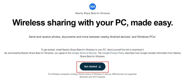 Share Files Between Android and Windows Using Nearby ShareNearby Share Download