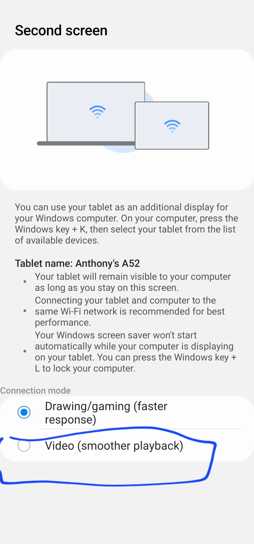 Second Screen Panel Smart View