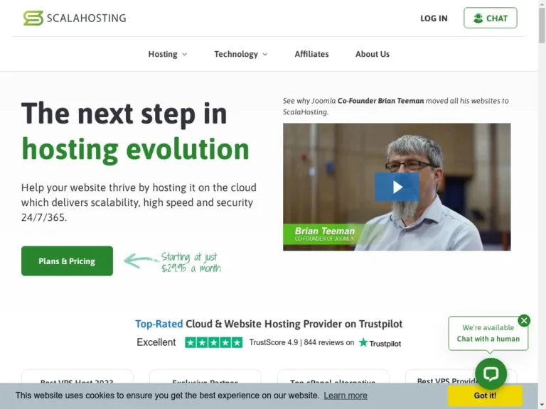 Scalahosting Review, Scalahosting Pricing, Scalahosting Features