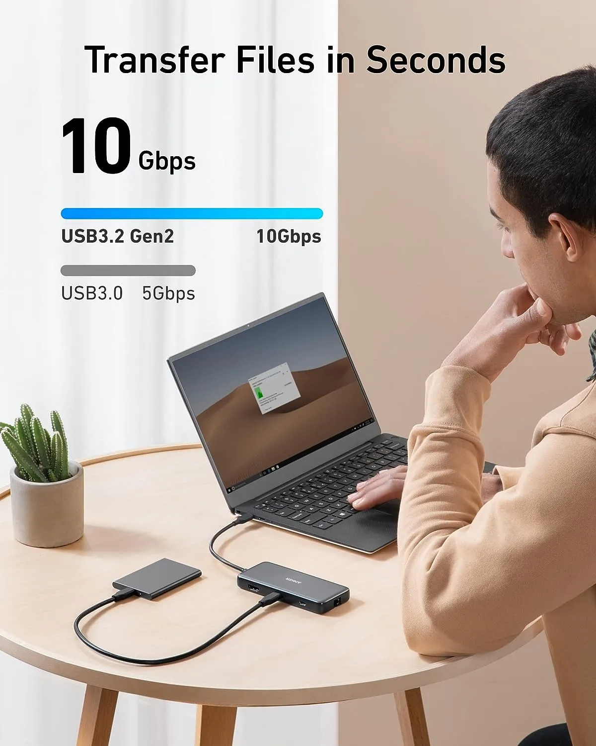 How to Turn Your Laptop into a Desktop PC with Anker's 8-in-1 USB-C Hub for Only Anker 8-In-1 USB-C Hub