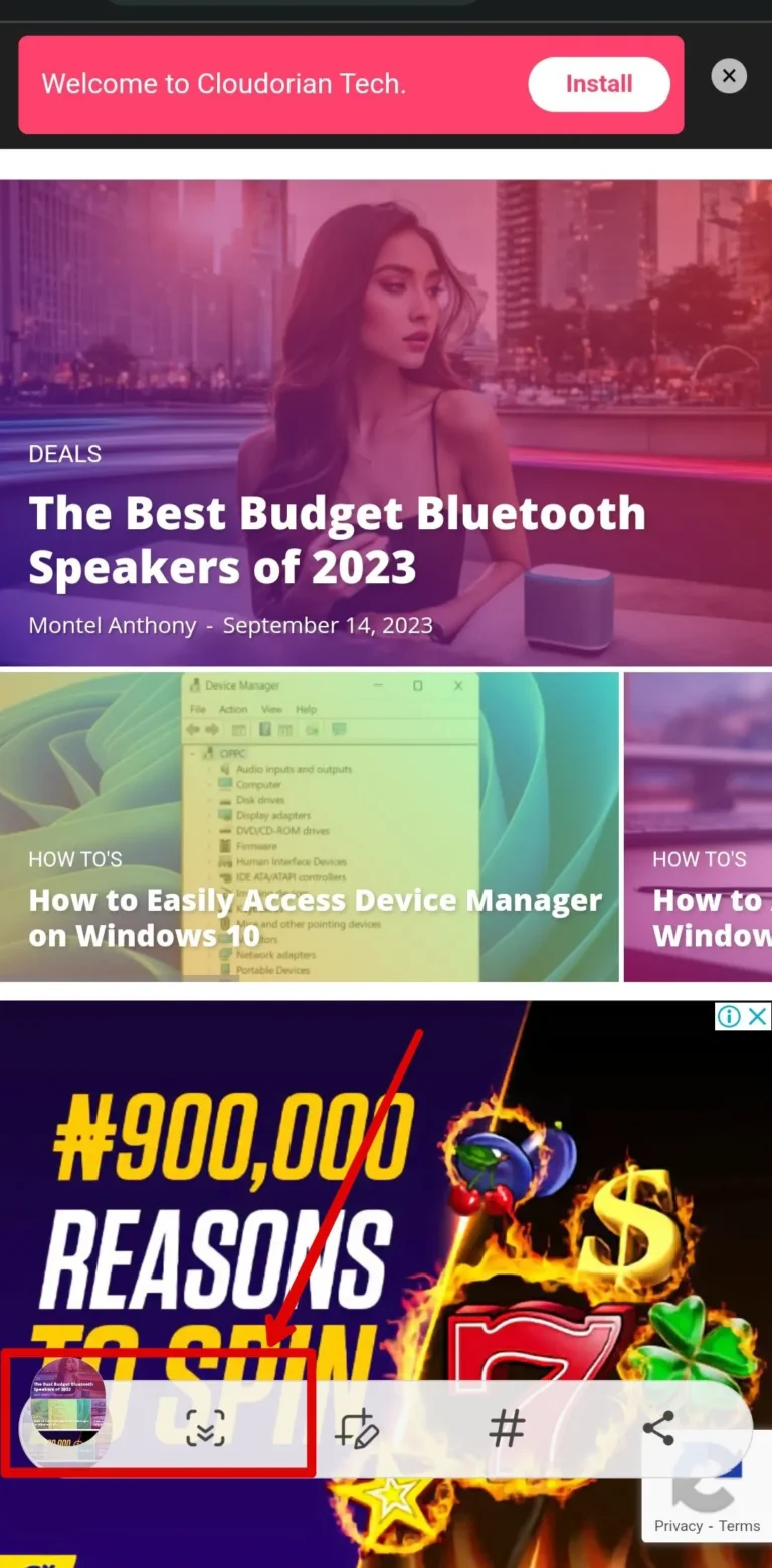 How to Take a Scrolling Screenshot on Android