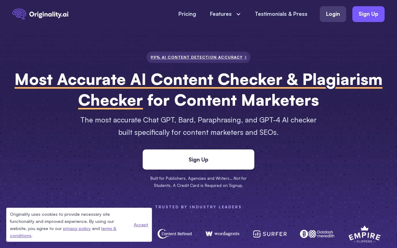 10 Best AI Content Detectors in 2023 Originality.ai / Best AI Content Detectors