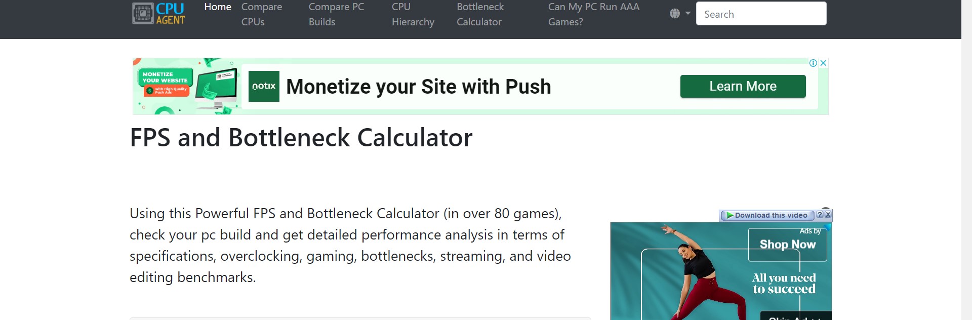 Best Bottleneck Calculators for PC (2023) CPU Agent Bottleneck Calculator