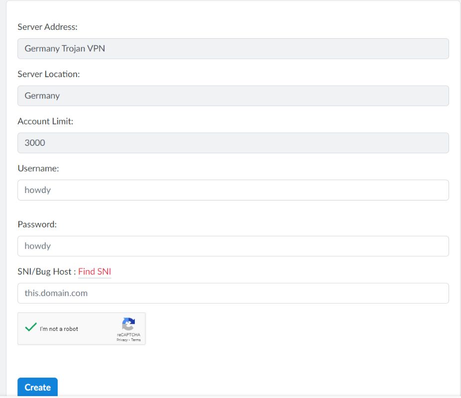 How to Use Howdy Trojan VPN on Android Howdy Trojan VPN Create VPN