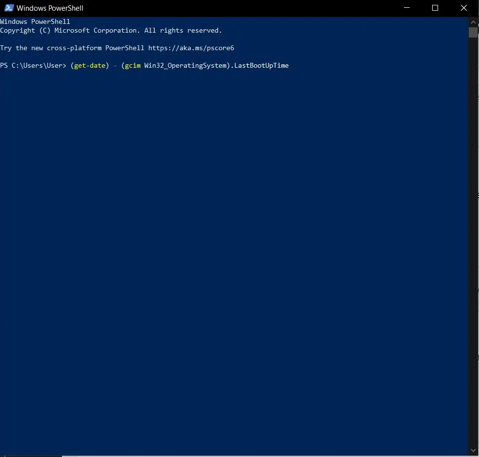 How to Check Your Computer Uptime on Windows 11 and 10 Powershell Uptime Windows 10
