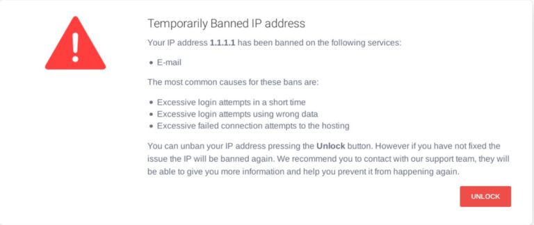 Your IP has been temporarily blocked