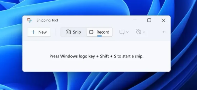 Fix Recording Stopped error Snipping Tool Error Windows