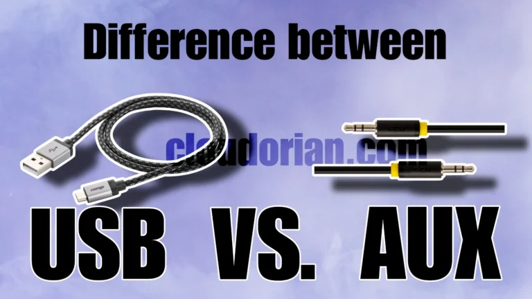Difference between USB vs. Aux