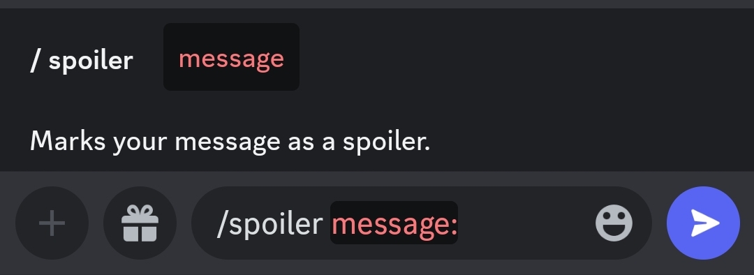 How to Add a Spoiler Tag to Text and Images on Discord Typing /spoiler