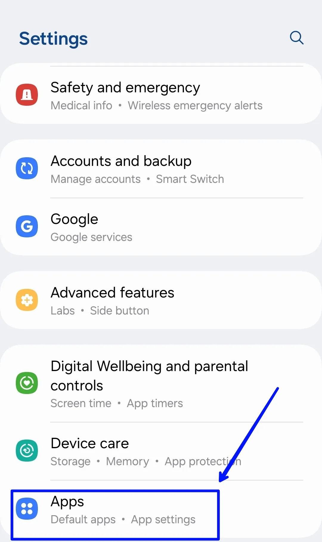 How to Change the Default Web Browser on Android Click on Apps in the Settings Menu
