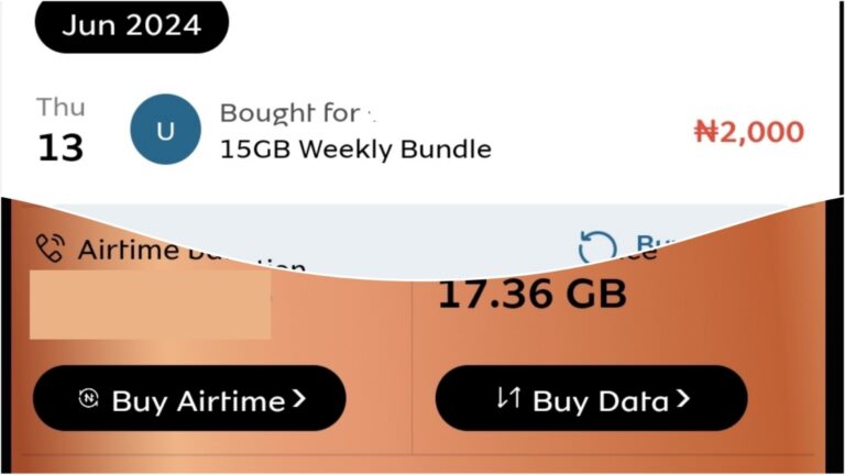 15GB for N2000 MTN Nigeria