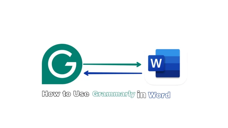 How to Use Grammarly in Word