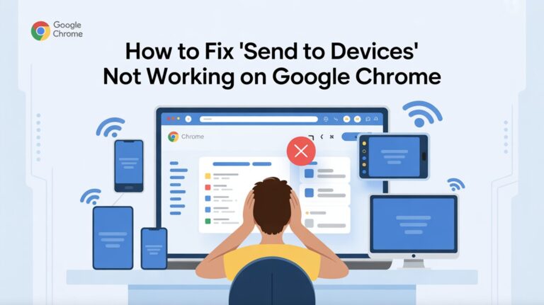 How to Fix ‘Send To Devices’ Not Working on Google
