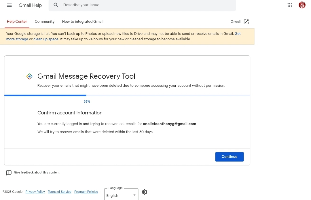 Gmail Recovery Tool