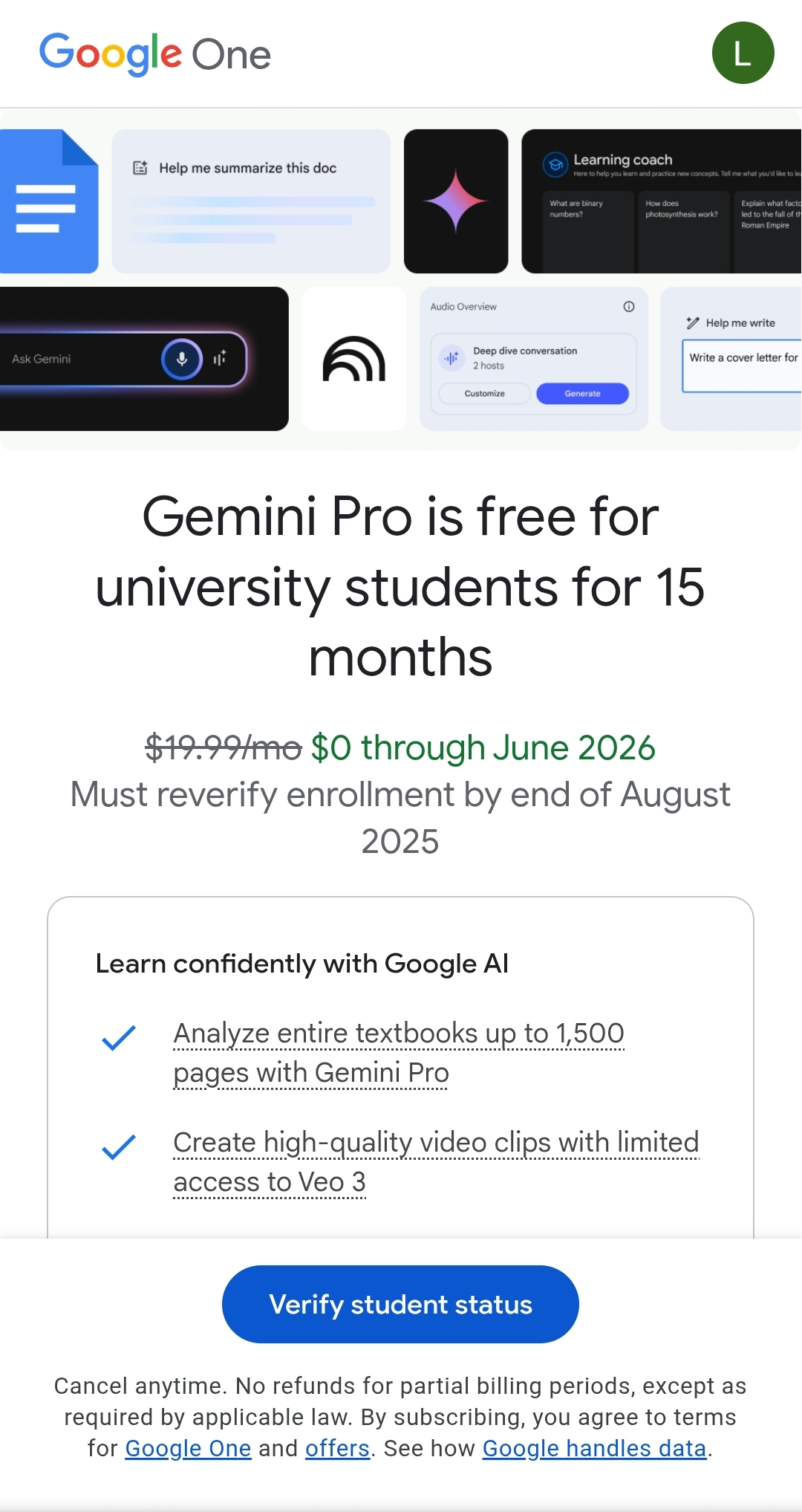 How to Get Google AI Pro Subscription Free for 15 Months 2 Screenshot 20250531 090108 Chrome