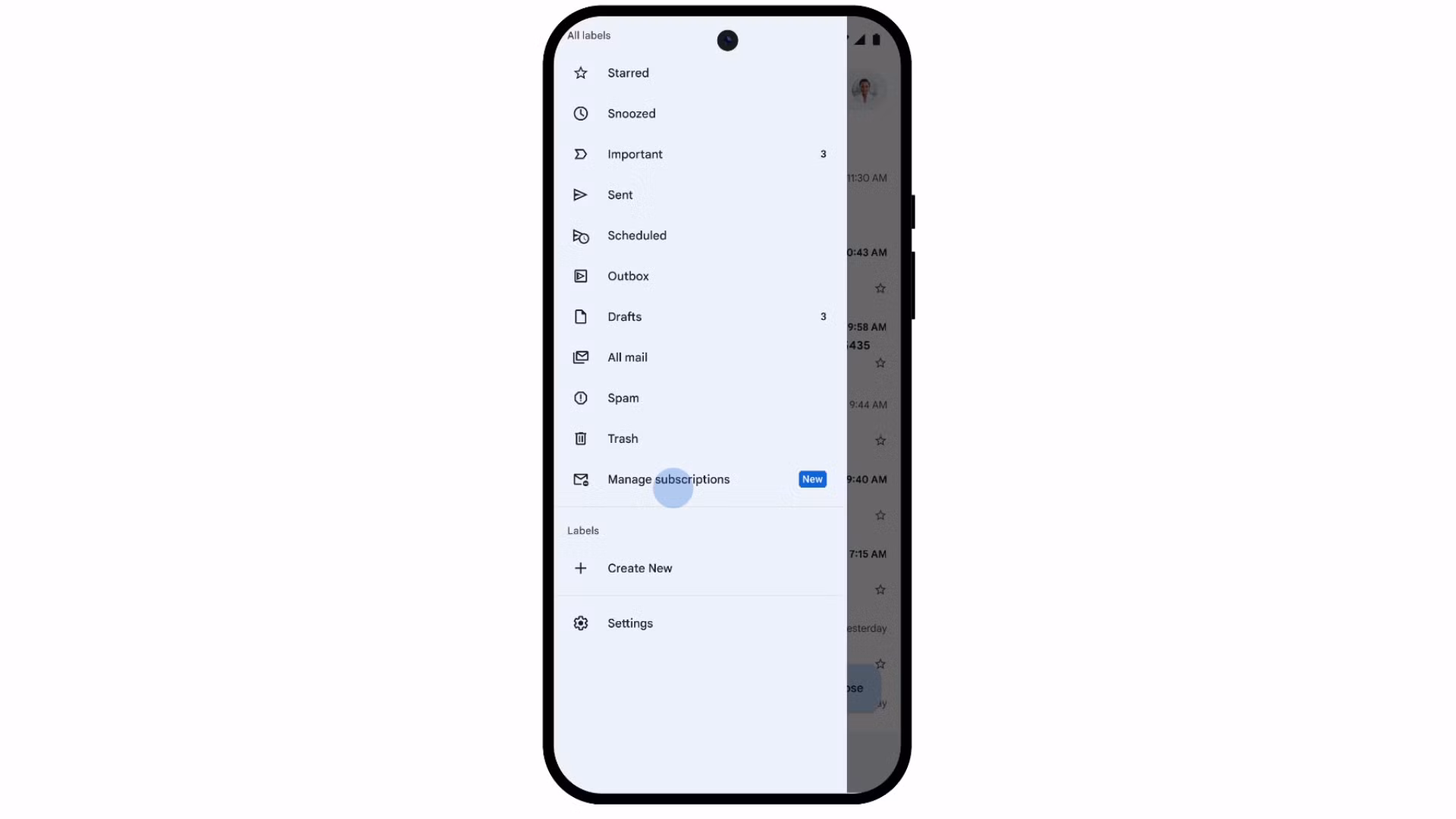 Gmail Manage Subscriptions Feature