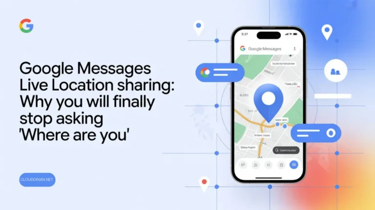 Google Messages live location sharing