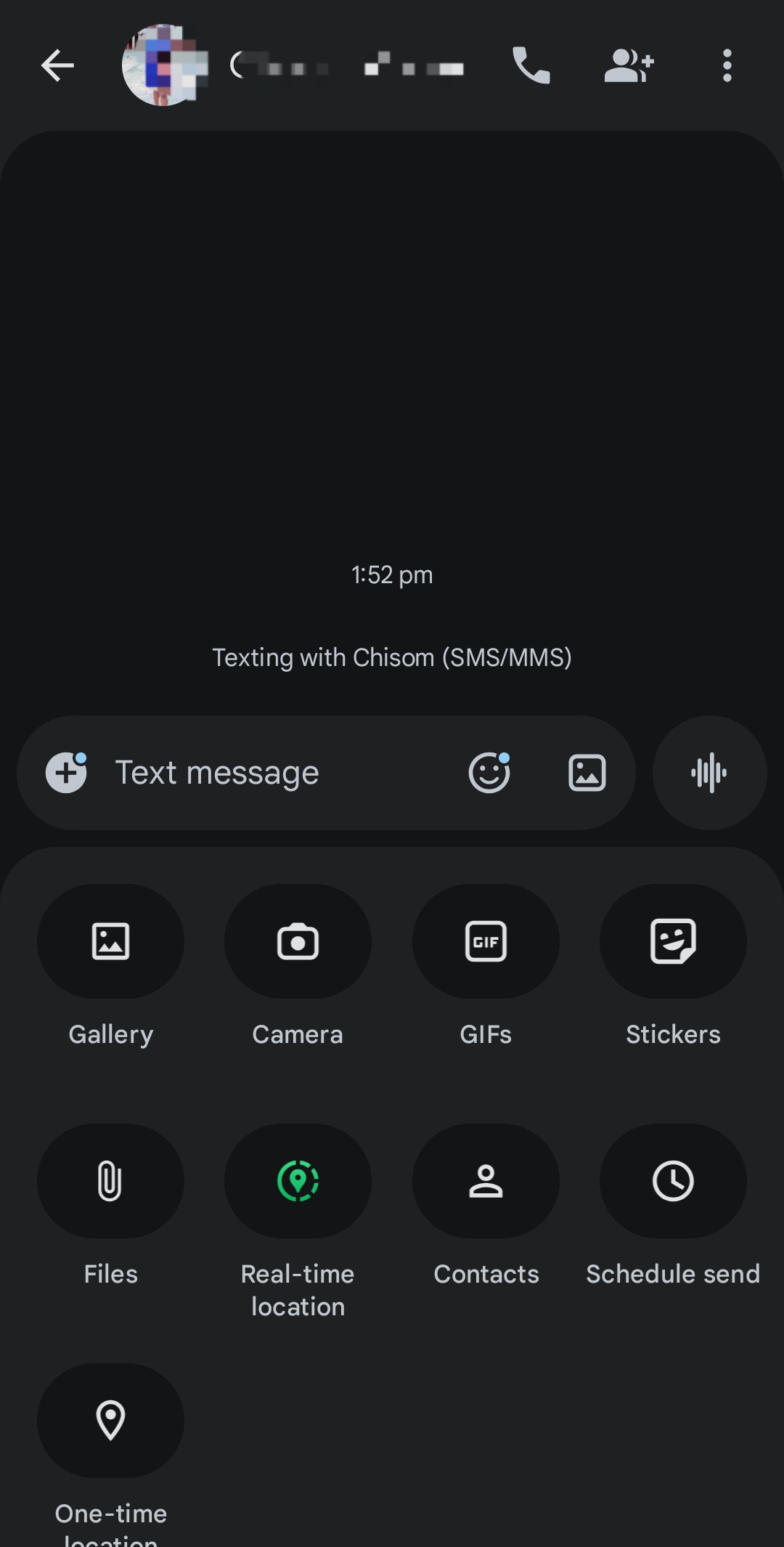Google Messages Live Location Sharing