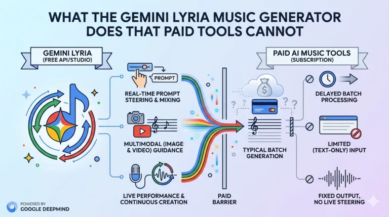 Gemini Lyria music generator
