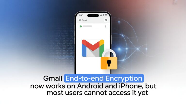 Gmail end to end encryption mobile