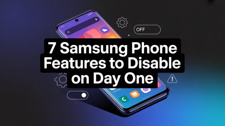 Samsung phone features to disable