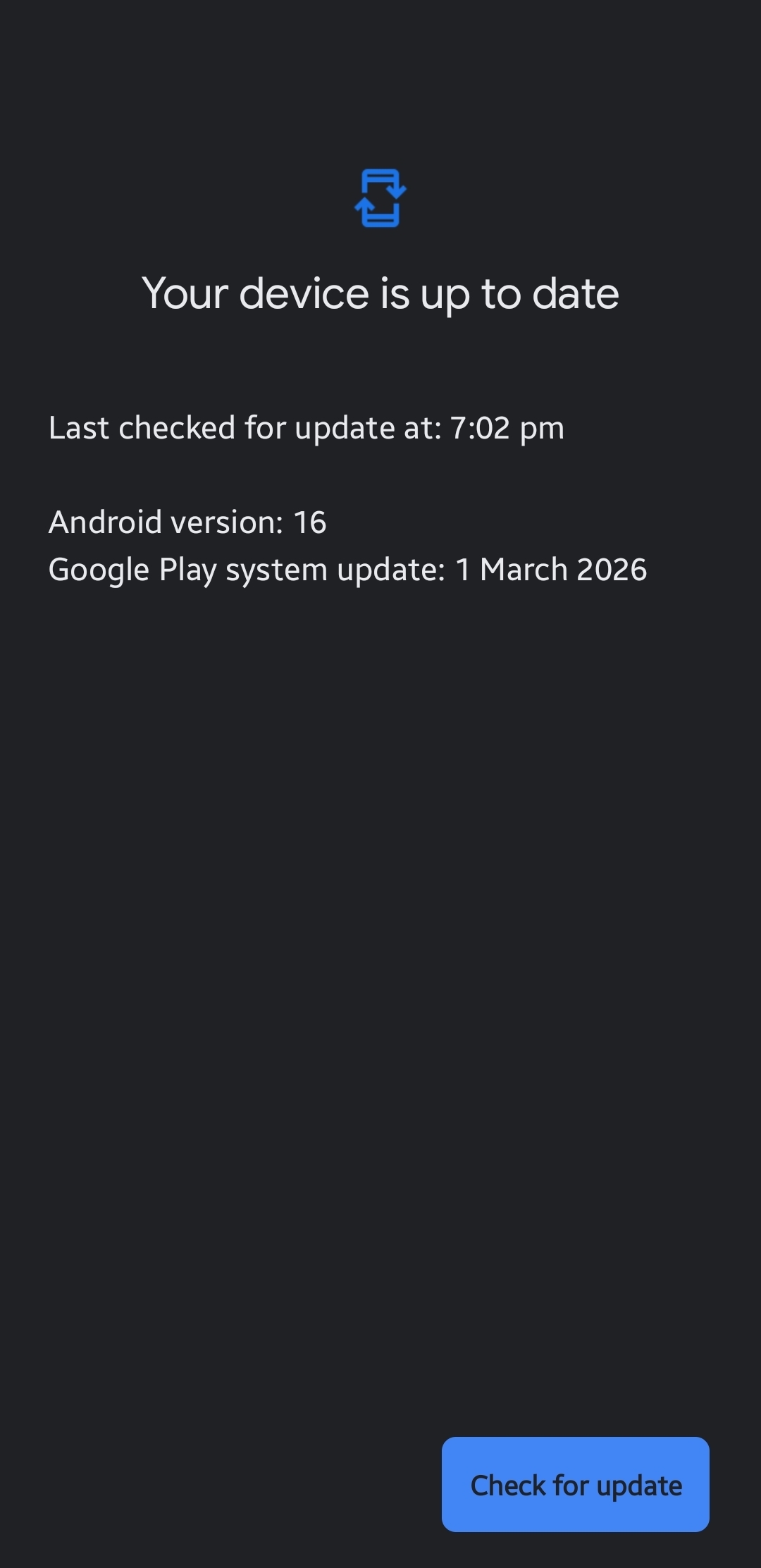 Samsung March 2026 Google Play system update