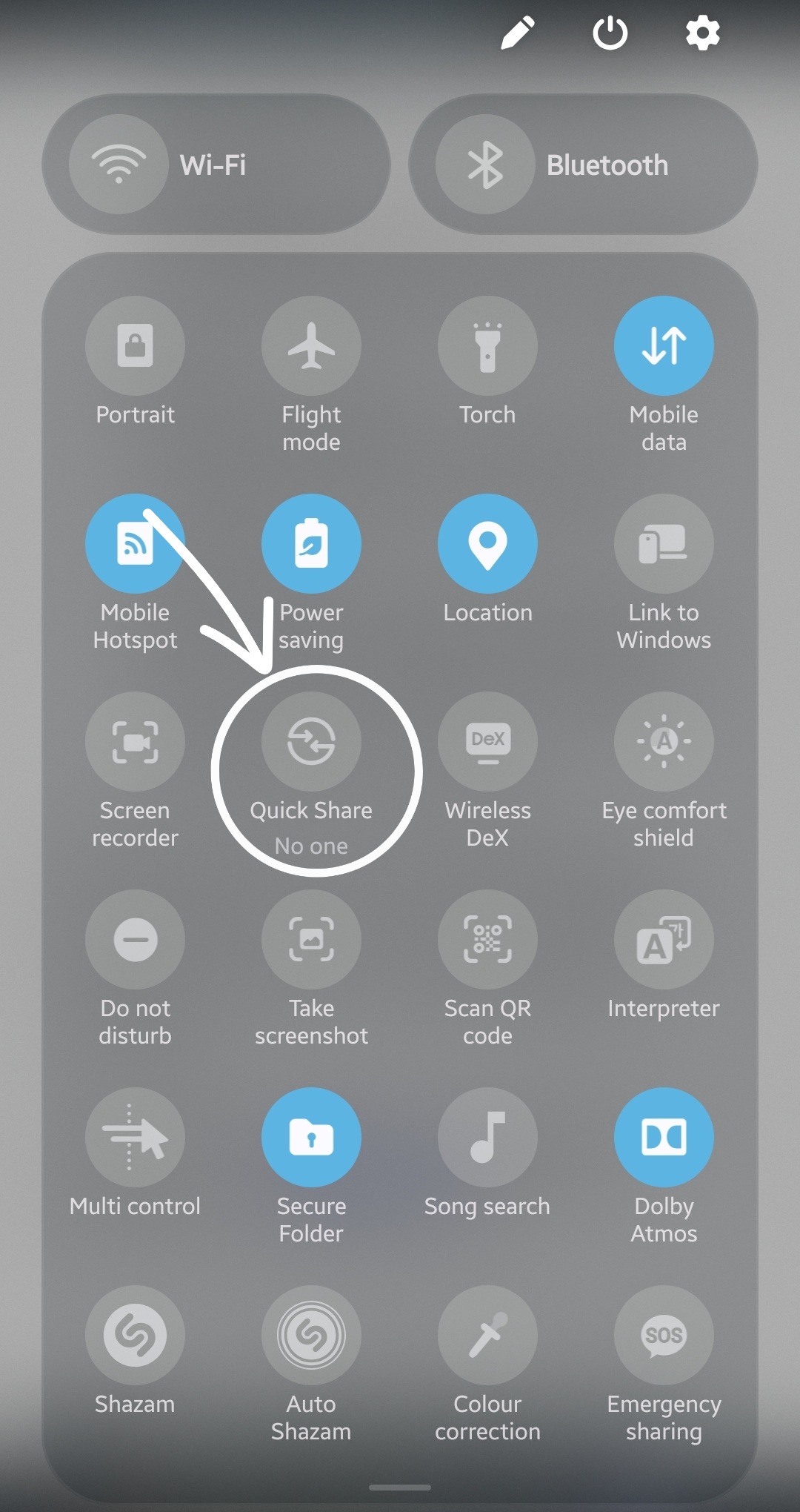 how to use Quick Share on Android