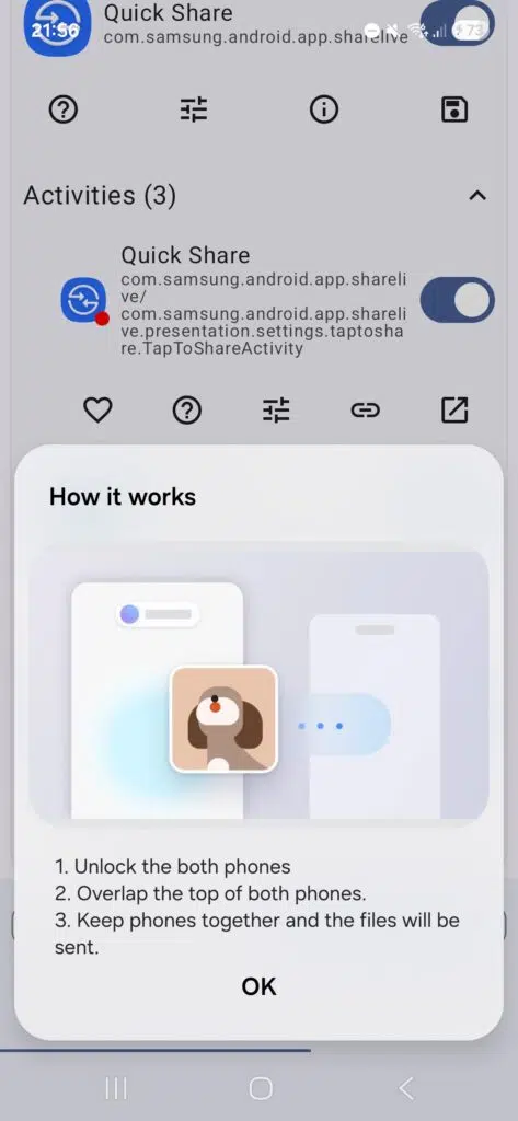 One UI 9 Tap to Share