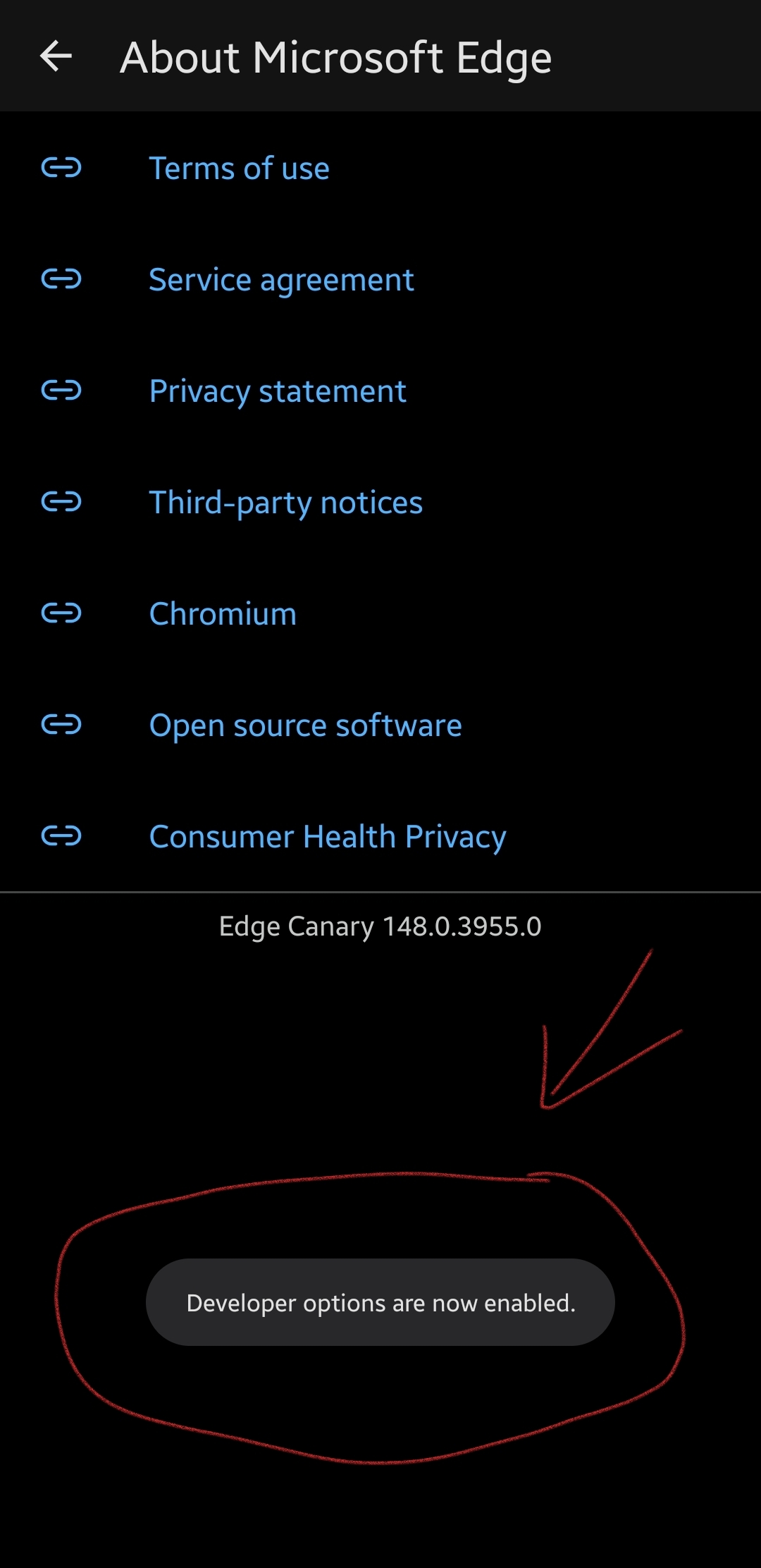 Microsoft Edge Canary | Chrome extensions on Android