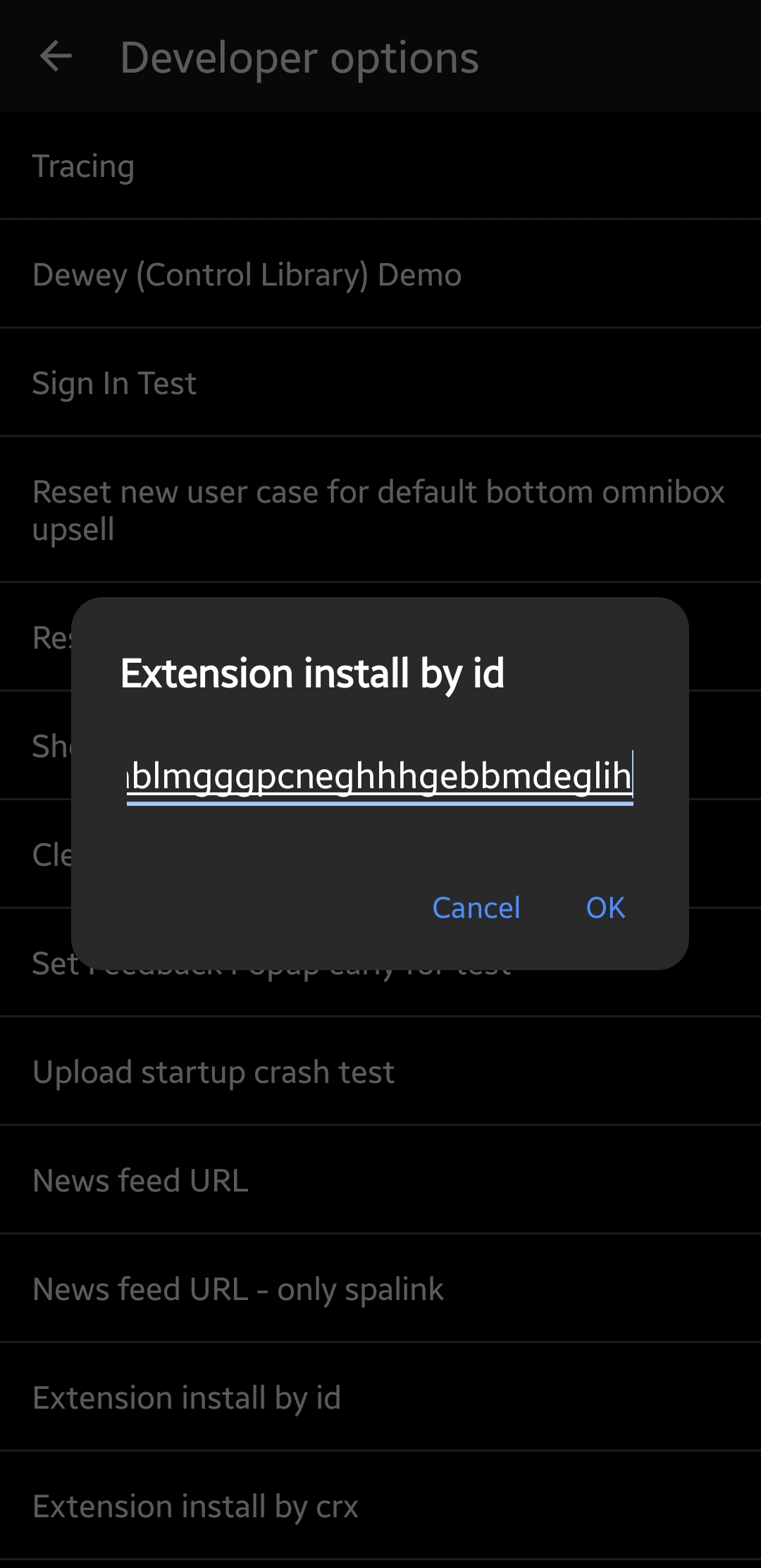 Microsoft Edge Canary | Chrome extensions on Android