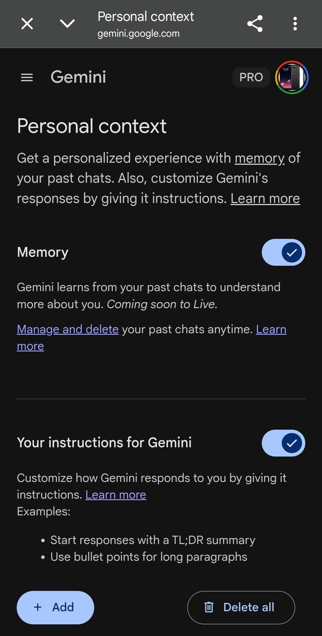 Gemini Personal Intelligence Gemini Personal Intelligence