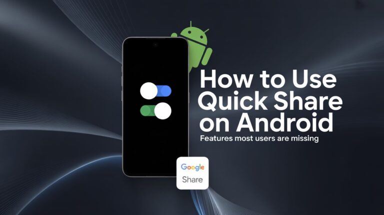how to use Quick Share on Android
