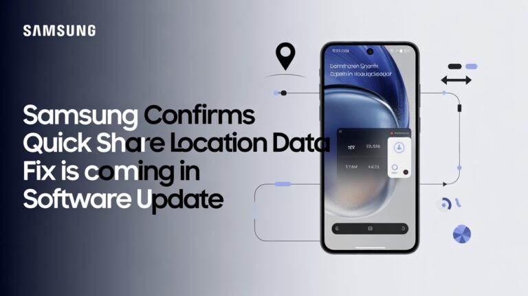 samsung quick share location data fix