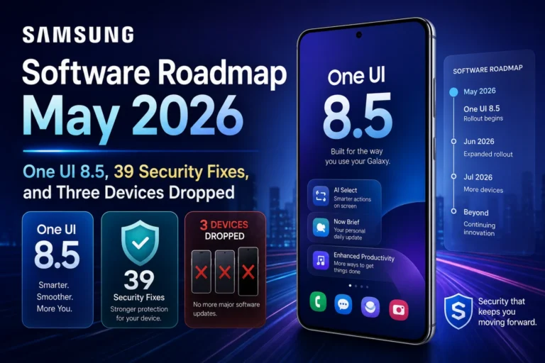 Samsung software roadmap May 2026