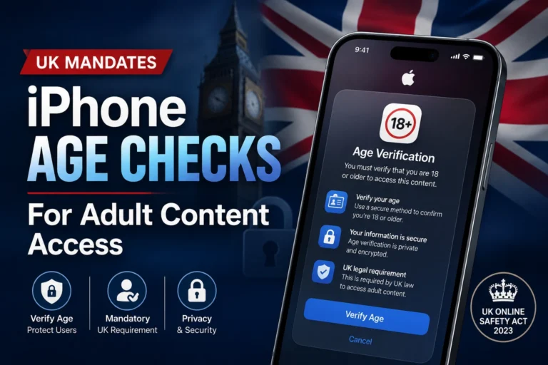 UK Mandates iPhone Age Checks For Adult Content Access
