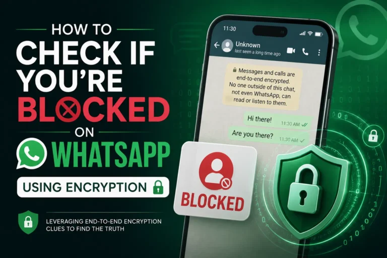 How to Check If You’re Blocked on WhatsApp Using Encryption