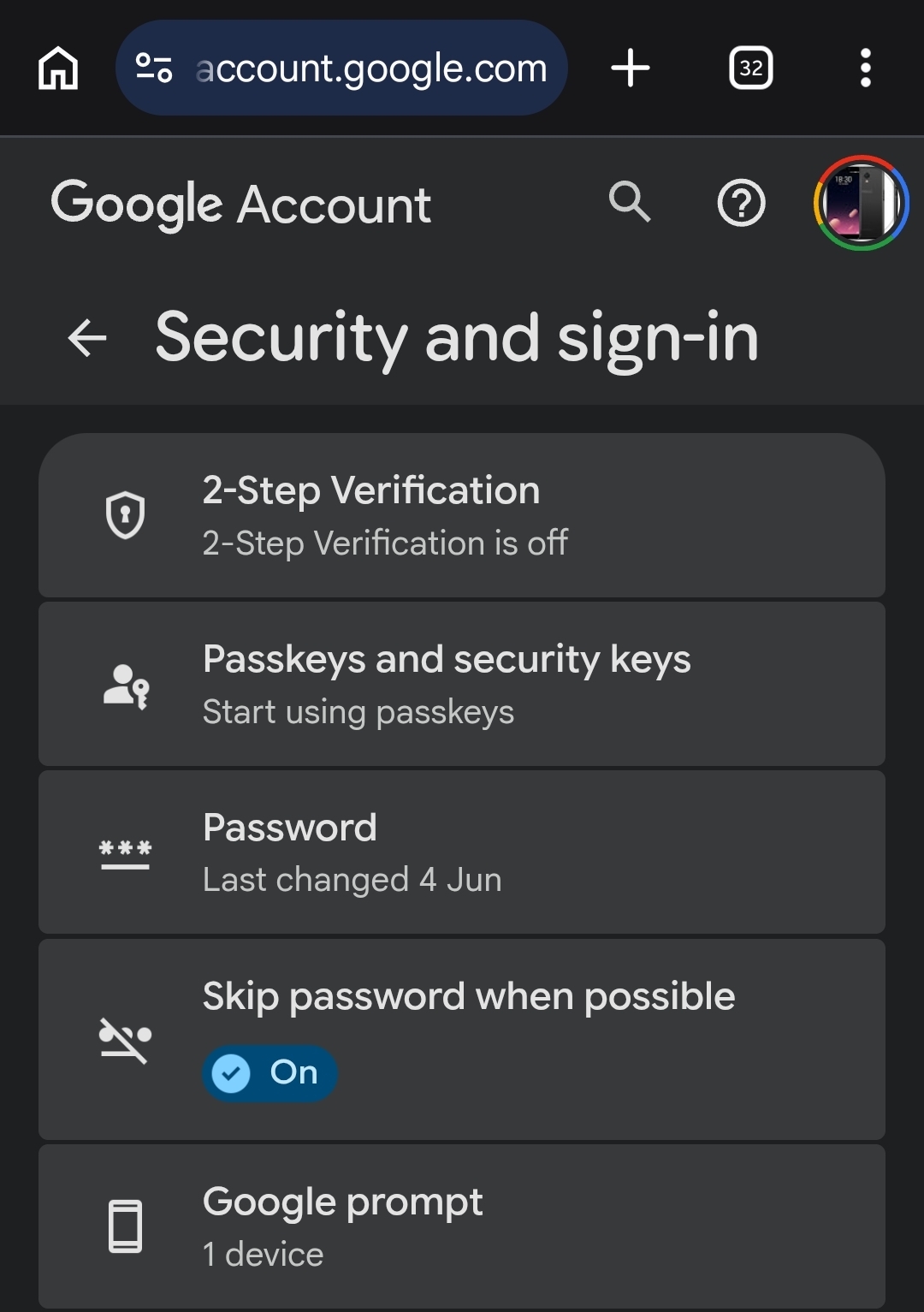 Click on 2-Step verification / How to Configure Your Application with Gmail's SMTP Address