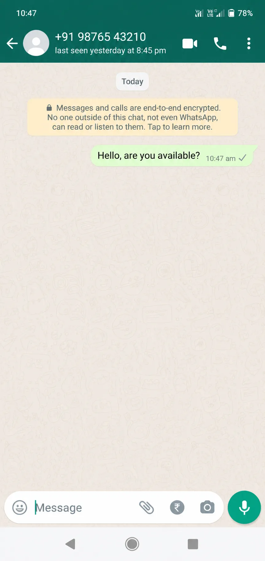 WhatsApp single grey tick and missing profile photo signs of being blocked