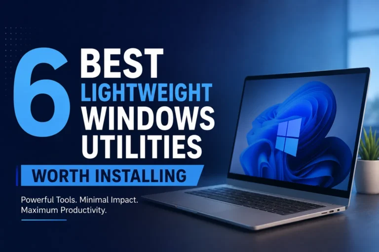 6 Best Lightweight Windows Utilities Worth Installing