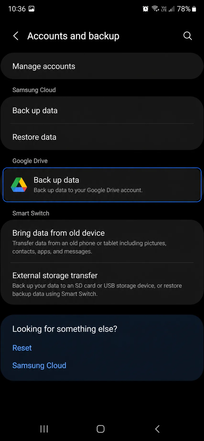 Backing up Android text messages on a Samsung Galaxy