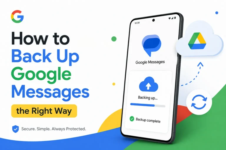 How to Back Up Google Messages the Right Way