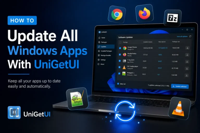 How to Update All Windows Apps With UniGetUI