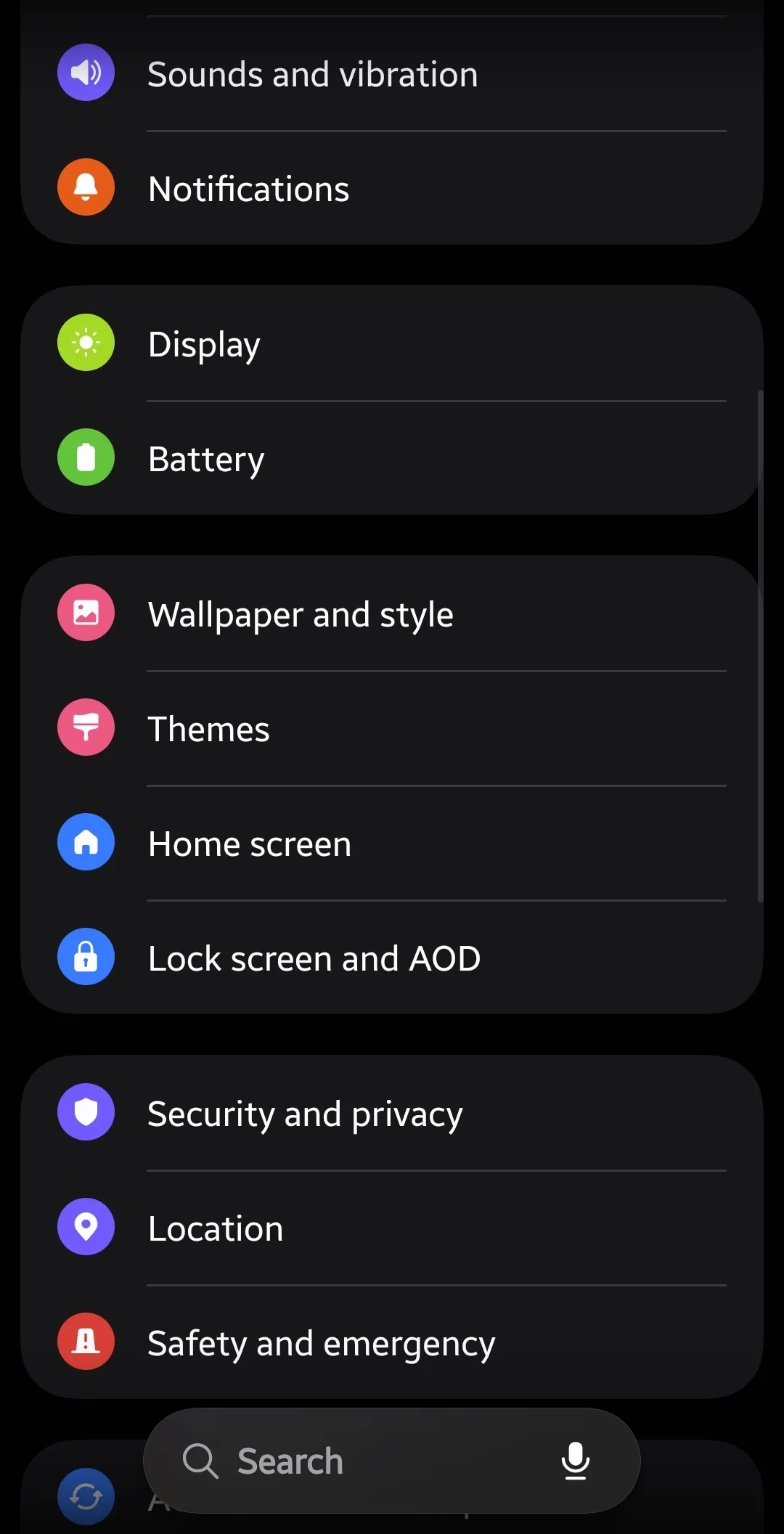 Turning off Auto Blocker before running the Samsung dial code