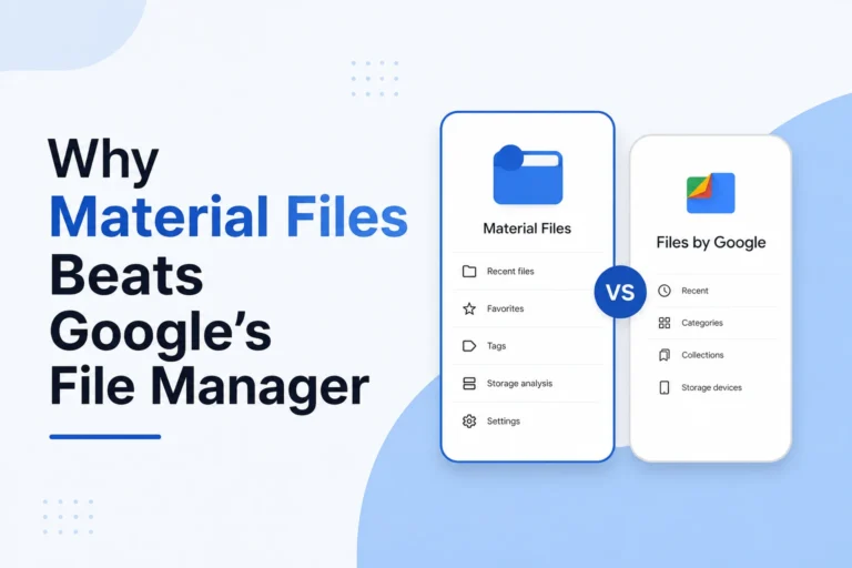 Why Material Files Beats Google’s File Manager