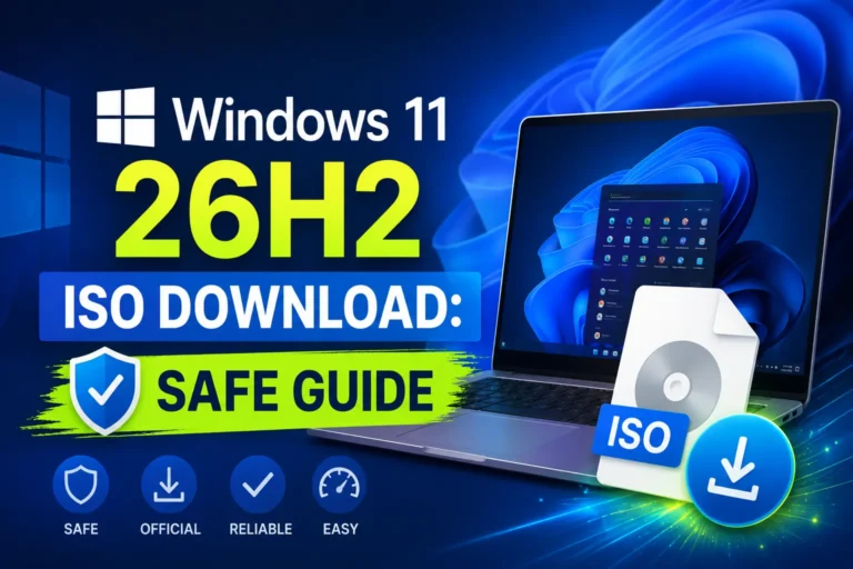 Windows 11 26H2 ISO Download Safe Guide