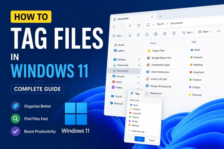 how to tag files in windows 11 complete guide