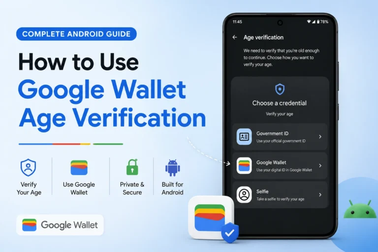 how to use google wallet age verification