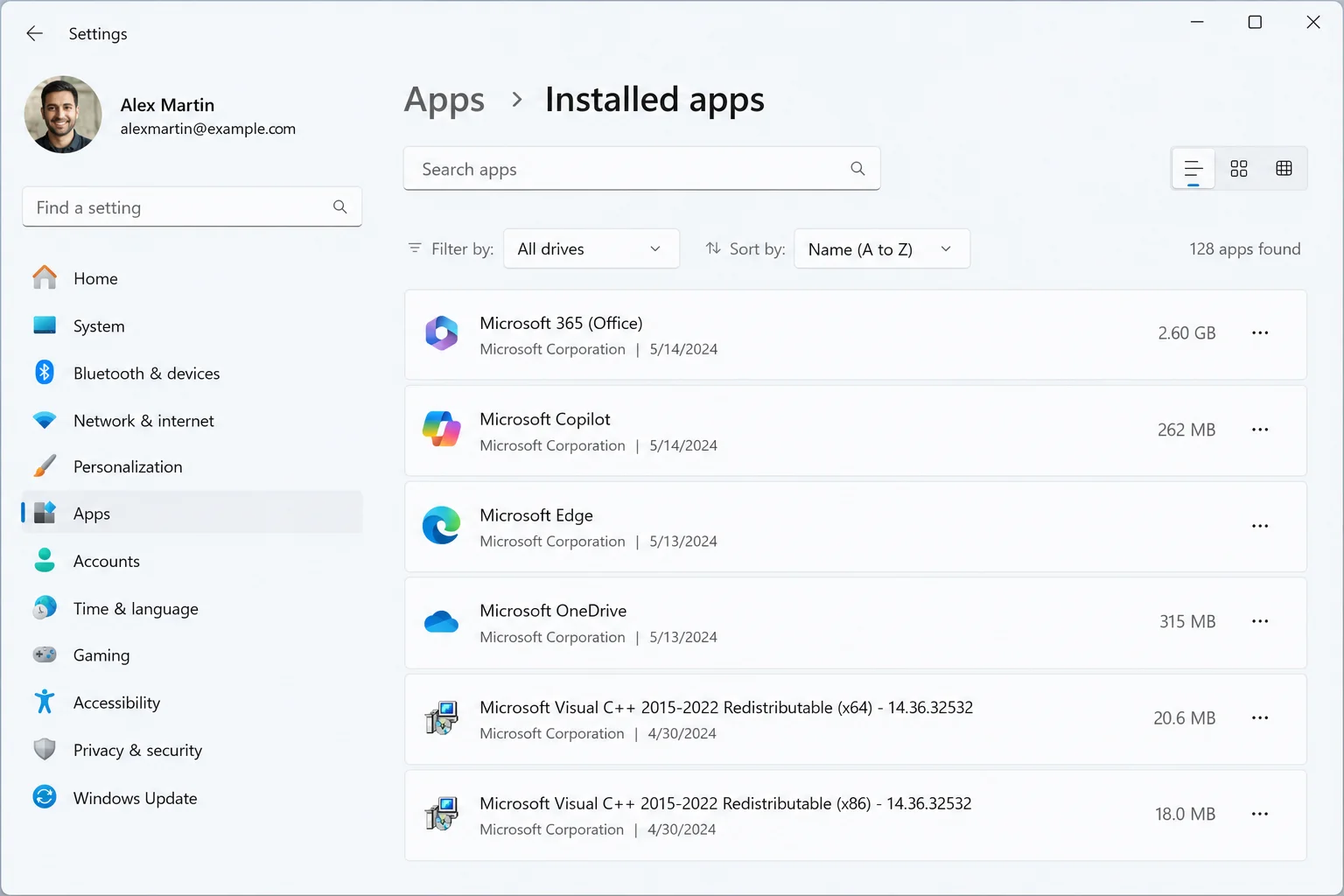 microsoft copilot listed in windows 11 installed apps microsoft copilot listed in windows 11 installed apps